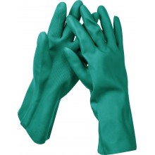 ЗУБР НИТРИЛ перчатки нитриловые, стойкие к кислотам и щелочам, размер M