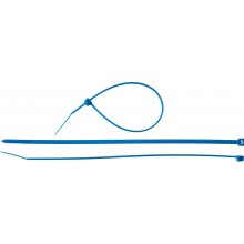 Хомуты нейлоновые ЗУБР "МАСТЕР" синие, 3,6 мм x 200 мм, 100 шт