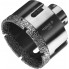 Алмазная коронка ЗУБР "ПРОФЕССИОНАЛ" универсальная для УШМ, сухое сверление, алмазы на вакуумной пайке,  посадка М14, d=68мм