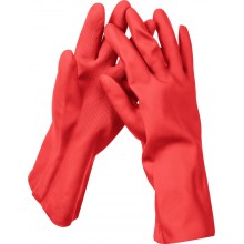 ЗУБР ЛАТЕКС+ перчатки латексные хозяйственно-бытовые, размер L