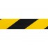 Разметочная клейкая лента, ЗУБР Профессионал 12249-50-25, цвет черно-желтый, 50мм х 25м
