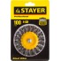 Щетка STAYER "PROFESSIONAL" дисковая со шпилькой, жгутированные пучки стальной проволоки 0,5мм, d=100мм