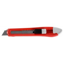 Нож из АБС пластика со сдвижным фиксатором АБС-18, сегмент. лезвия 18 мм, ЗУБР