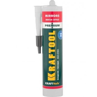 Клей монтажный KRAFTOOL KraftNails Premium KN-930, для монтажа зеркал, 310мл