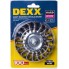 Щетка DEXX дисковая со шпилькой, жгутированные пучки стальной проволоки 0,5мм, d=100мм