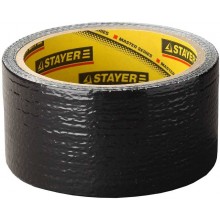Армированная лента, STAYER Professional 12086-50-25, универсальная, влагостойкая, 48мм х 25м, черная