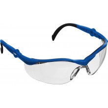 ЗУБР Прогресс 9 Прозрачные, очки защитные открытого типа, регулируемые дужки.