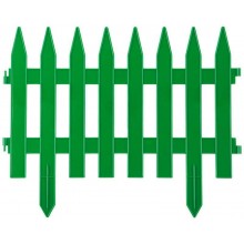 Забор декоративный GRINDA "КЛАССИКА", 28x300см, зеленый