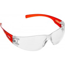 ЗУБР Мастер Прозрачные, очки защитные открытого типа, пластиковые дужки.