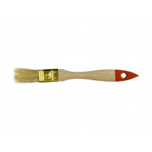 Кисть плоская ЗУБР "УНИВЕРСАЛ-ОПТИМА", светлая щетина, деревянная ручка, 20мм