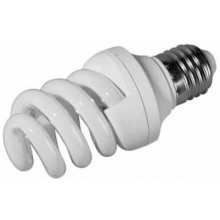 Энергосберегающая лампа СВЕТОЗАР "ЭКОНОМ" спираль,цоколь E27(стандарт),Т3,теплый белый свет(2700 К), 6000час, 12Вт(60)