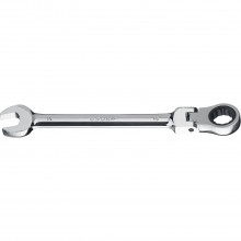 Комбинированный гаечный ключ трещоточный шарнирный 19 мм, ЗУБР