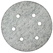 Круг шлифовальный URAGAN Универсальный с покрытием стеарата цинка на липучке, 6 отверстий, 150мм, Р100, 50шт
