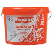 Декоративное покрытие PARADE DECO S90 Effetto di pelliccia GROSSA, белый, 15кг ведро