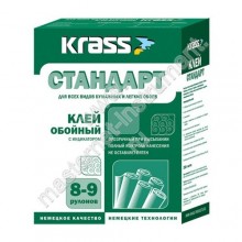 Клей KRASS Стандарт для бумажных обоев 180г пачка
