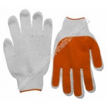 Трикотажные перчатки STAYER МASTER 11405-S, 7 класс вязки, х/б, обливная ладонь из ПВХ, размер S - M