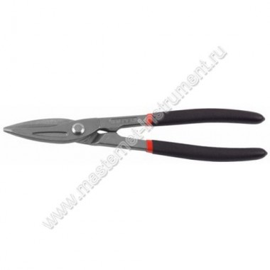 Ножницы по металлу ЗУБР МАСТЕР 23015-32_z01, цельнокованые, хромованадиевая сталь, обливные рукоятки, прямые, длина 320мм