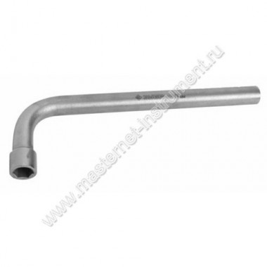 Баллонный ключ ЗУБР МАСТЕР 27533-19, Г-образный, инструментальная сталь, хромированный, размер 19мм.