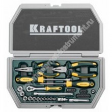 Набор KRAFTOOL INDUSTRY 27972-H33, слесарно-монтажного инструмента, 33 предмета