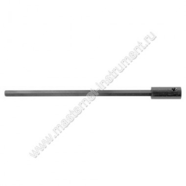 Удлинитель для коронок биметаллических ЗУБР 29539-300, имбусовый ключ, шестигранный хвостовик диаметром 12,5мм, длина 300мм