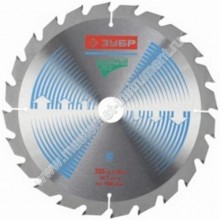 Пильный диск ЗУБР Быстрый рез 36901-255-30-24 по дереву, размер 255 х 30 мм, 24Т