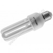 Энергосберегающая лампа СВЕТОЗАР 44332-20 U-КЛАССИКА стержень, цоколь E27(стандарт), Т3, 3U, теплый белый свет (2700К), 8000 час, 20Вт(100)
