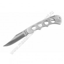 Большой складной нож STAYER 47613_z01, металлическая рукоятка, нержавеющее лезвие.