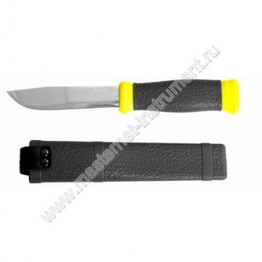Туристический нож STAYER PROFI 47630, пластиковые ножны, длина лезвия 110 мм, в чехле.