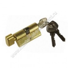 Цилиндровый механизм ЗУБР МАСТЕР 52103-60-2, тип ключ-защелка, цвет хром, механизм секретности 5-PIN, размер 60мм