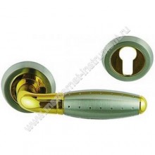Межкомнатные дверные ручки LEGIONER 53078-SG-G, цвет - матовое золото и золото
