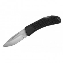 Большой складной нож STAYER 47600-2_z01, рукоятка обрезинена, нержавеющее лезвие.
