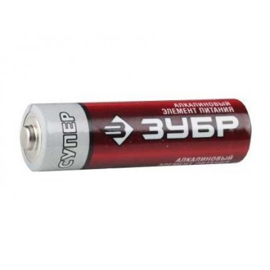 Щелочная батарейка ЗУБР СУПЕР 59215-2С, тип C, 1,5В, 2шт