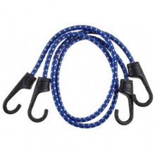 Крепежный шнур ЗУБР МАСТЕР 40507-100, выполнен из резины, стальные крюки, длина 100 см, диаметр 8 мм, 2 штуки.