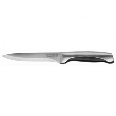 Нож для стейка LEGIONER AUGUSTA 47854, с деревянной ручкой, нержавеющим лезвием, длина 110 мм.