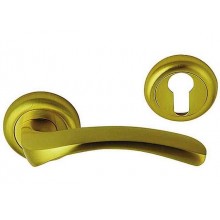 Межкомнатные дверные ручки LEGIONER 53083-SG-G, цвет - матовое золото и золото