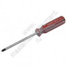 Отвертка STAYER RUBIN, Сr-V, маслобензостойкая ручка, PH №0-100 мм