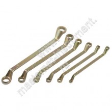 Набор STAYER Ключи ТЕХНО накидные изогнутые, 6-21 мм, 6 предметов