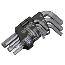 Набор STAYER Ключи имбусовые PROFI короткие, 1,5-10 мм, 9 предметов