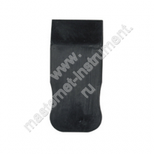 Шпатель резиновый черный, 1 шт, 180 мм