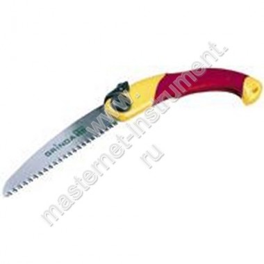Ножовка GRINDA садовая складная, 3D-заточка, шаг зуба 4,0мм (6 TPI), 190 мм