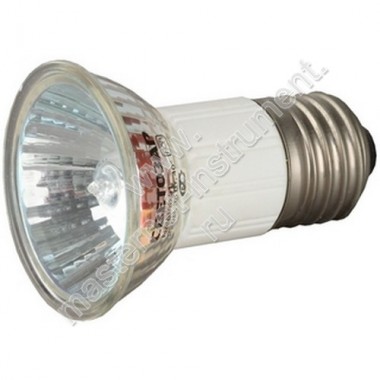 Лампа галогенная СВЕТОЗАР с защитным стеклом, цоколь E27, диаметр 51мм, 50Вт, 220В