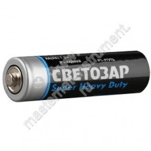 Батарейка СВЕТОЗАР SUPER HEAVY DUTY солевая в термоусадочной пленке, 4хAA, 1,5А