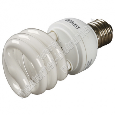Энергосберегающая лампа СВЕТОЗАР Спираль, цоколь E27(стандарт), теплый белый свет (2700 К), 6000 час, 15Вт(75)